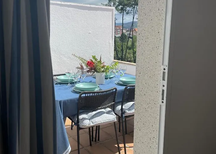 Portonovo-sanxenxo-galicia Atico Con Terrazas E Increibles Vistas Playa Directa Διαμέρισμα